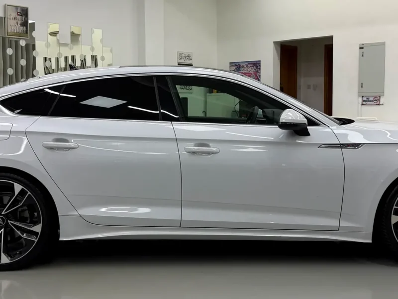 2022 Audi A5 40 TFSI S-Line 2.0-liter turbocharged 4-Cylinder Engine White Brown Sedan