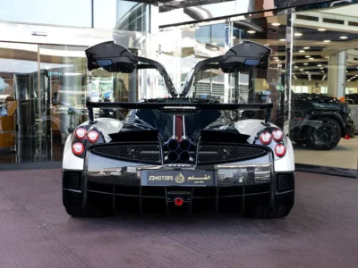 2018 PAGANI HUARYA BC 19 6.0 Liters V12 Petrol Engine White Blue Sports Car