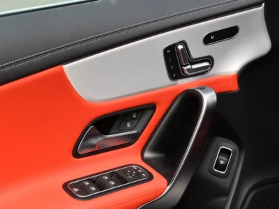 2025 Mercedes-Benz CLA200 AMG 1.3-liter Turbo 4 Cylinder Engine Black Red Sedan