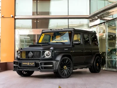 2023 Mercedes-Benz AMG G 63 KEYVANY 4.0L V8 Biturbo Engine Matte Black Yellow SUV