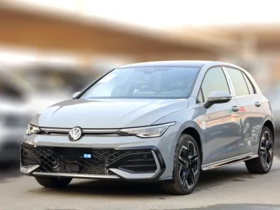 2025 Volkswagen Golf R 2.0-liter 4 Cylinders Turbocharged Engine Grey Black Hatchback