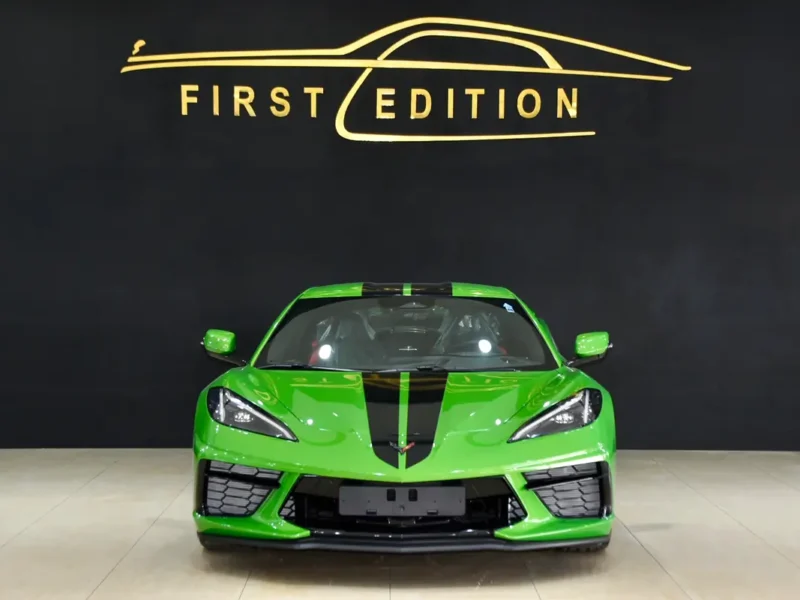 2026 Chevrolet Corvette Stingray 6.2 Litres LT2 V8 Engine Green Black Sports Car GCC