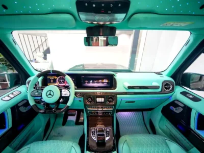 2021 Mercedes-Benz G-Class Brabus Other 8 Cylinders Petrol Engine Grey Green SUV