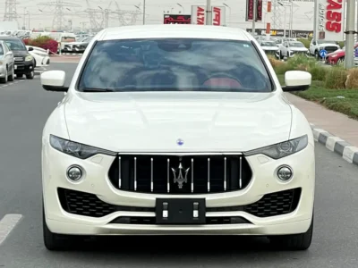 2017 Maserati Levante Standard V6 Engine White Red SUV Full option Excellent Condition