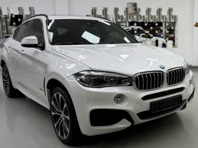 2018 BMW X6 XDrive50i M Sport 8 Cylinders Petrol Engine White Brown SUV GCC Specs