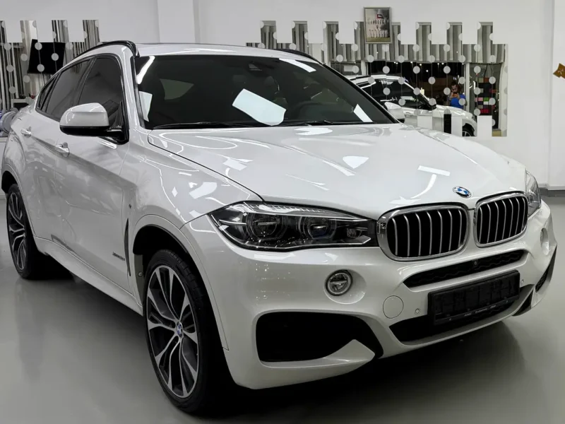 2018 BMW X6 XDrive50i M Sport 8 Cylinders Petrol Engine White Brown SUV GCC Specs