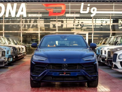 2019 Lamborghini Urus Standard V8 Twin Turbo Petrol Engine 4.0 Litres Blue Yellow SUV