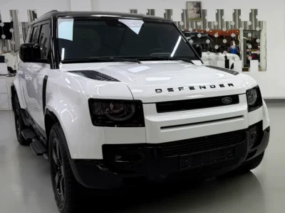 2022 Land Rover Defender 110 HSE (P400) 6 Cylinders Petrol Engine White Beige SUV