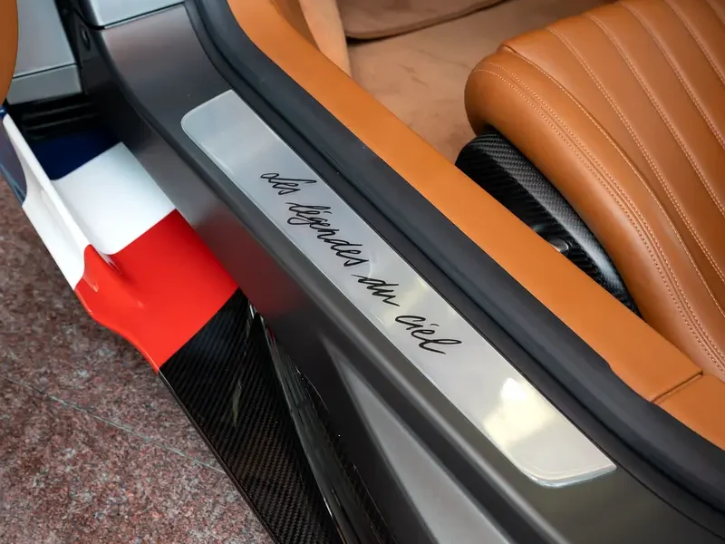 2021 Bugatti Chiron Standard 8.0L Quad-turbocharged W16 Engine Grey Tan Sports Car