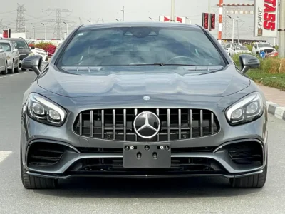 2017 Mercedes-Benz SL-Class SL 550 4.7L V8 BITURBO Engine Grey Black Convertible Full option