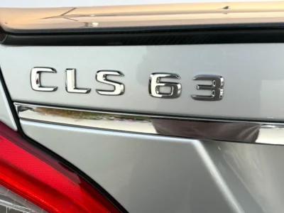 2011 Mercedes-Benz CLS-Class CLS 63 AMG 6.3L V8 BITURBO Engine Silver Black Sedan