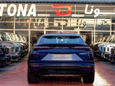 2019 Lamborghini Urus Standard V8 Twin Turbo Petrol Engine 4.0 Litres Blue Yellow SUV