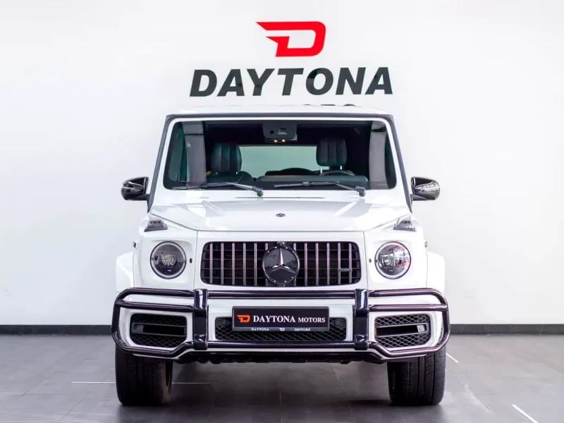2021 Mercedes-Benz G-Class G 63 AMG 4.0 Litres V8 Biturbo Petrol White Engine Black SUV