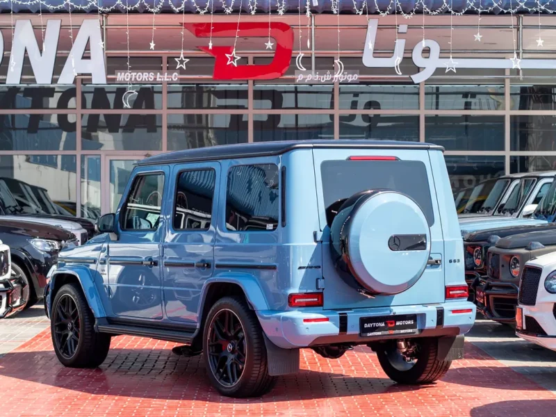 2025 Mercedes-Benz G-Class G 63 AMG 4.0 Litres V8 Biturbo Petrol Engine Blue White SUV