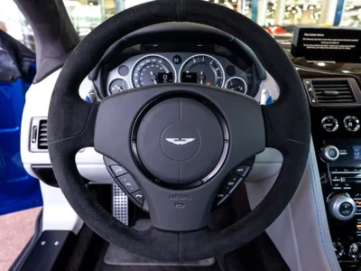 2015 Aston Martin V8 Vantage S 4.7 Litres V8 Petrol Engine Blue White Coupe