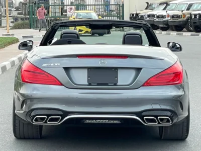 2017 Mercedes-Benz SL-Class SL 550 4.7L V8 BITURBO Engine Grey Black Convertible Full option