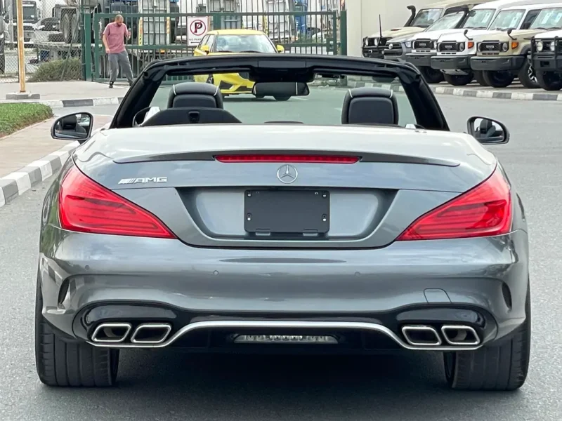 2017 Mercedes-Benz SL-Class SL 550 4.7L V8 BITURBO Engine Grey Black Convertible Full option