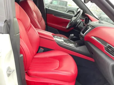 2017 Maserati Levante Standard V6 Engine White Red SUV Full option Excellent Condition