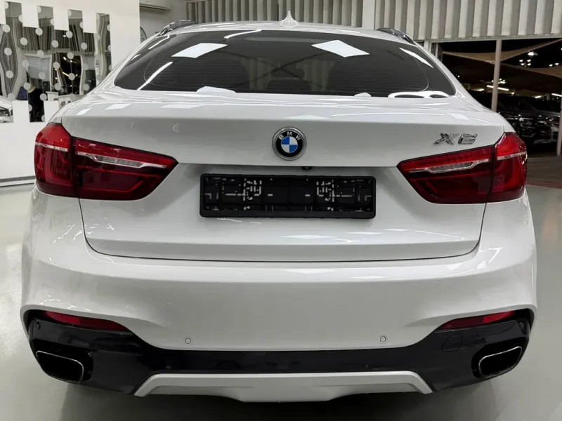 2018 BMW X6 XDrive50i M Sport 8 Cylinders Petrol Engine White Brown SUV GCC Specs