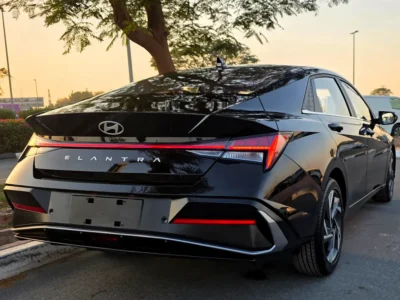 2025 Hyundai Elantra Other 4 Cylinders Petrol Engine Black White Sedan Full Option