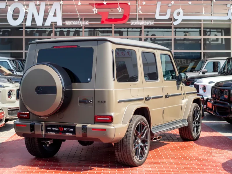 2021 Mercedes-Benz G-Class G 63 AMG 4.0 Litres V8 Biturbo Petrol Engine Brown Black SUV