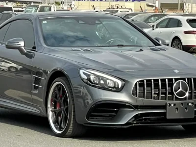 2017 Mercedes-Benz SL-Class SL 550 4.7L V8 BITURBO Engine Grey Black Convertible Full option