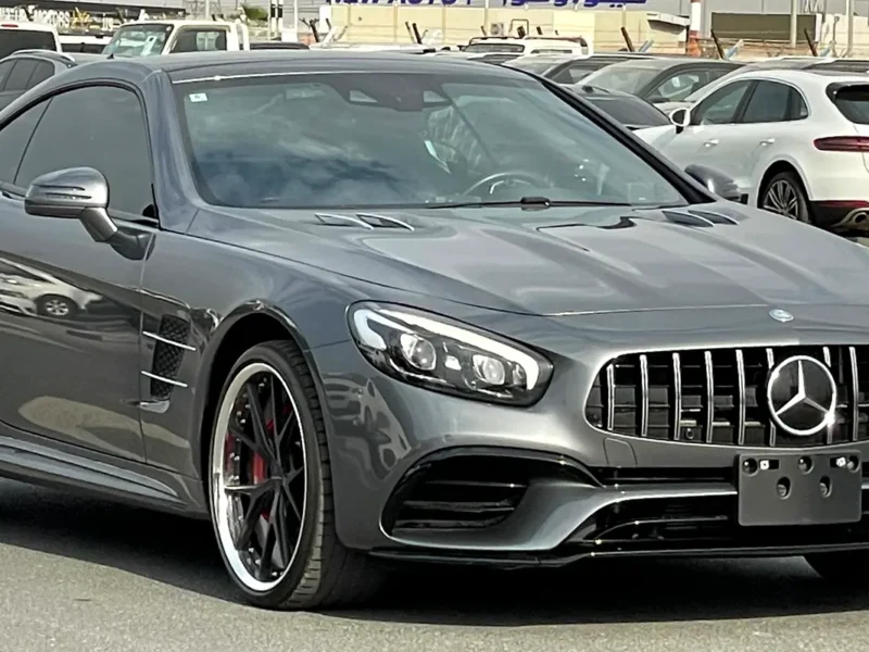 2017 Mercedes-Benz SL-Class SL 550 4.7L V8 BITURBO Engine Grey Black Convertible Full option