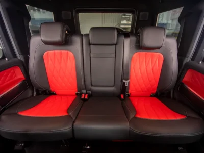 2021 Mercedes-Benz G-Class G 63 AMG 4.0 Litres V8 Biturbo Petrol Engine White Red SUV