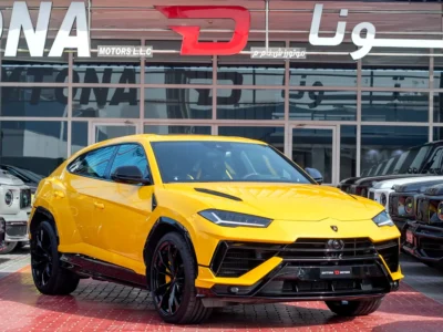 2024 Lamborghini Urus S Twin-Turbo V8 Petrol Engine 4.0 Litres Yellow Black SUV