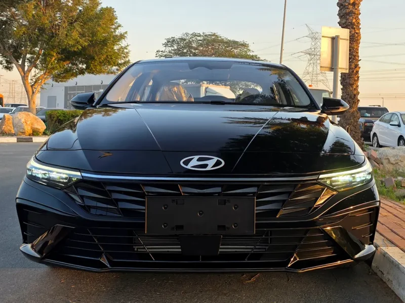 2025 Hyundai Elantra Other 4 Cylinders Petrol Engine Black White Sedan Full Option