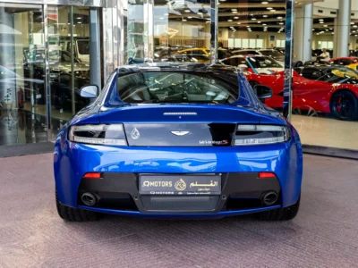 2015 Aston Martin V8 Vantage S 4.7 Litres V8 Petrol Engine Blue White Coupe
