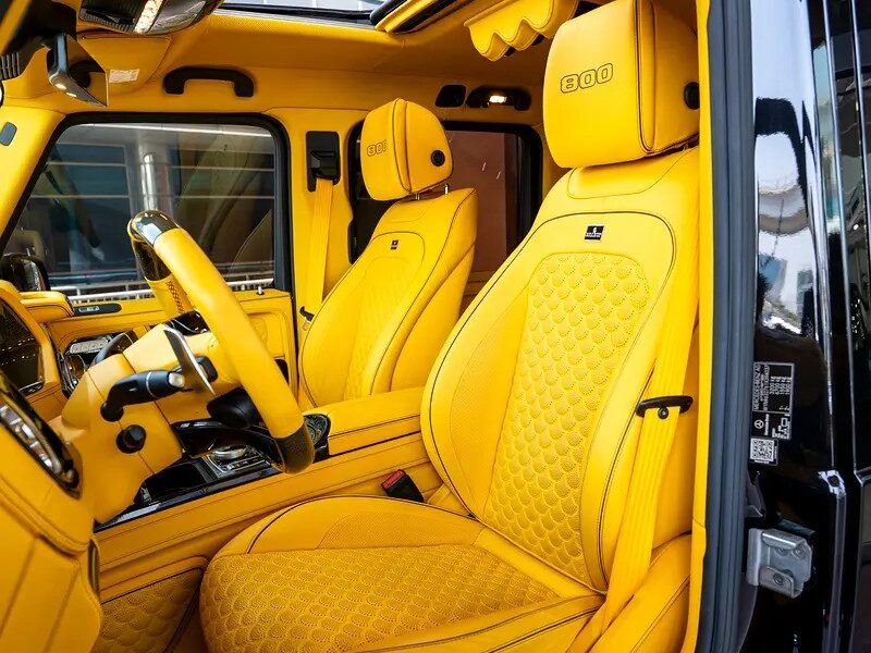 2022 Mercedes-Benz G-Class Brabus Other 4.0L V8 Bi-Turbo Engine Black Yellow SUV