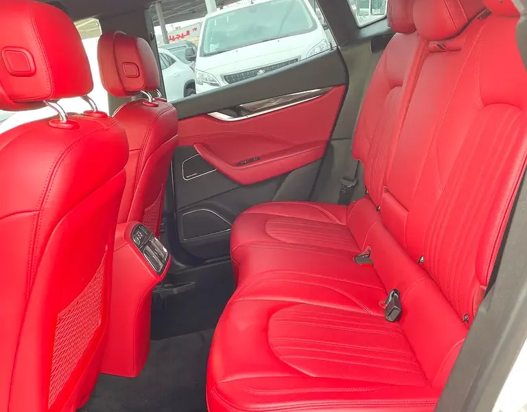 2017 Maserati Levante Standard V6 Engine White Red SUV Full option Excellent Condition