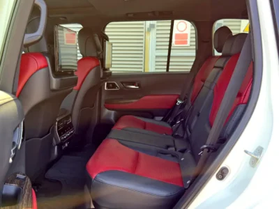 2022 Toyota Land Cruiser VXR 3.5 Liters 6 Cylinders Petrol Engine White Red SUV