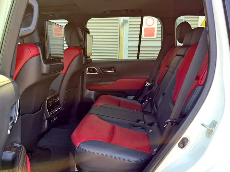 2022 Toyota Land Cruiser VXR 3.5 Liters 6 Cylinders Petrol Engine White Red SUV