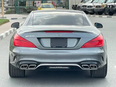 2017 Mercedes-Benz SL-Class SL 550 4.7L V8 BITURBO Engine Grey Black Convertible Full option