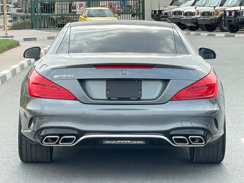 2017 Mercedes-Benz SL-Class SL 550 4.7L V8 BITURBO Engine Grey Black Convertible Full option