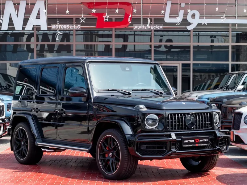 2023 Mercedes-Benz G-Class G 63 AMG 4.0 Litres V8 Biturbo Petrol Engine Black Red SUV