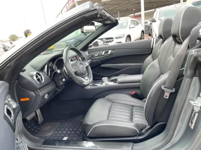 2017 Mercedes-Benz SL-Class SL 550 4.7L V8 BITURBO Engine Grey Black Convertible Full option