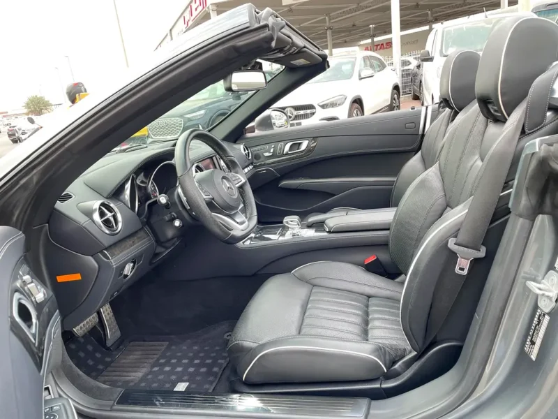 2017 Mercedes-Benz SL-Class SL 550 4.7L V8 BITURBO Engine Grey Black Convertible Full option