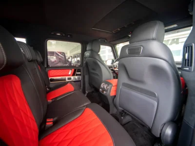 2023 Mercedes-Benz G-Class G 63 AMG 4.0 Litres V8 Biturbo Petrol Engine Black Red SUV