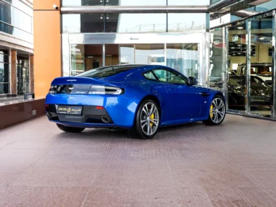 2015 Aston Martin V8 Vantage S 4.7 Litres V8 Petrol Engine Blue White Coupe