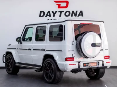 2021 Mercedes-Benz G-Class G 63 AMG 4.0 Litres V8 Biturbo Petrol White Engine Black SUV
