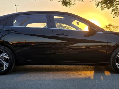 2025 Hyundai Elantra Other 4 Cylinders Petrol Engine Black White Sedan Full Option