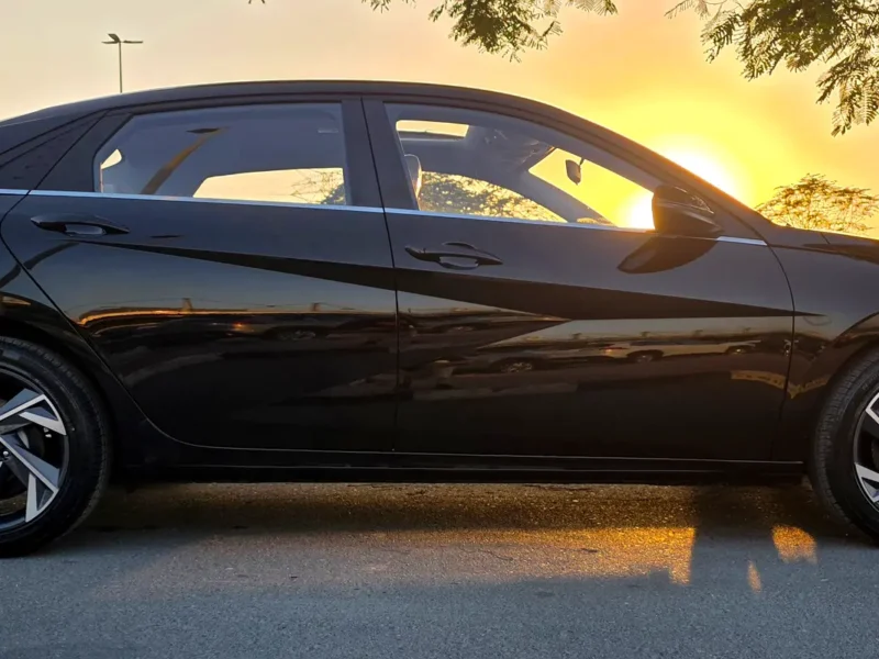 2025 Hyundai Elantra Other 4 Cylinders Petrol Engine Black White Sedan Full Option