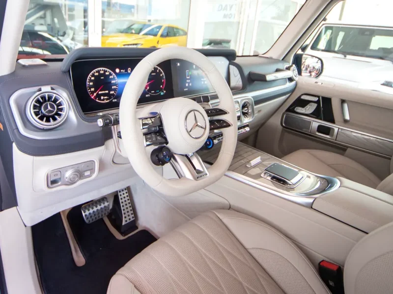 2025 Mercedes-Benz G-Class G 63 AMG 4.0 Litres V8 Biturbo Petrol Engine Blue White SUV