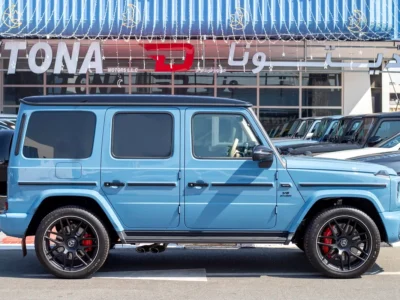 2025 Mercedes-Benz G-Class G 63 AMG 4.0 Litres V8 Biturbo Petrol Engine Blue White SUV