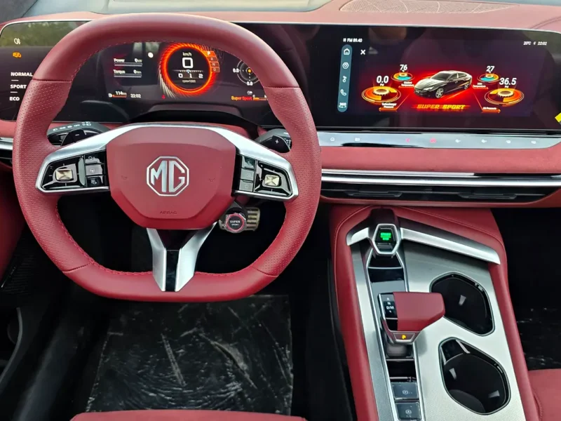 2025 MG MG 7 Other 4 Cylinders Petrol Engine Red Sedan Automatic GCC Specs