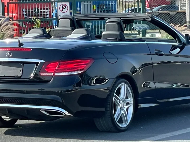 2014 Mercedes-Benz E-Class E 350 AMG 6 Cylinders Engine Black Convertible CLEAN CONDITION
