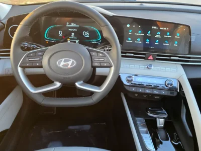 2025 Hyundai Elantra Other 4 Cylinders Petrol Engine Black White Sedan Full Option